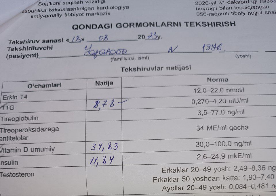 Витамин D и ТТГ: Нормы, отклонения и что делать